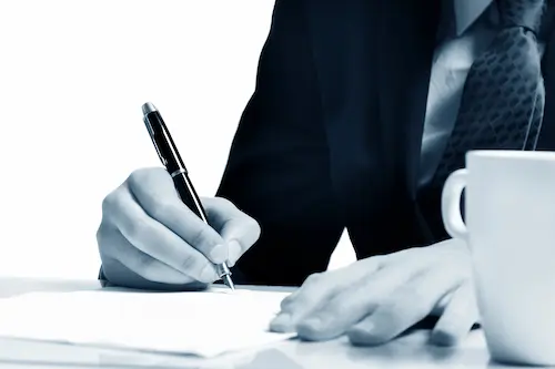 Foreign will and probate documents being reviewed for recognition and use in an Egyptian inheritance matter
