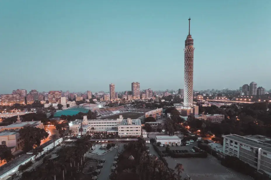 Cairo Tower and the Egyptian capital