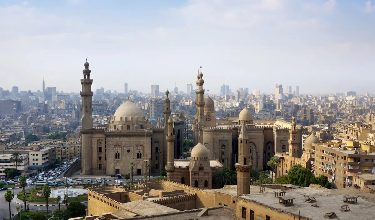 Cairo skyline in Egypt