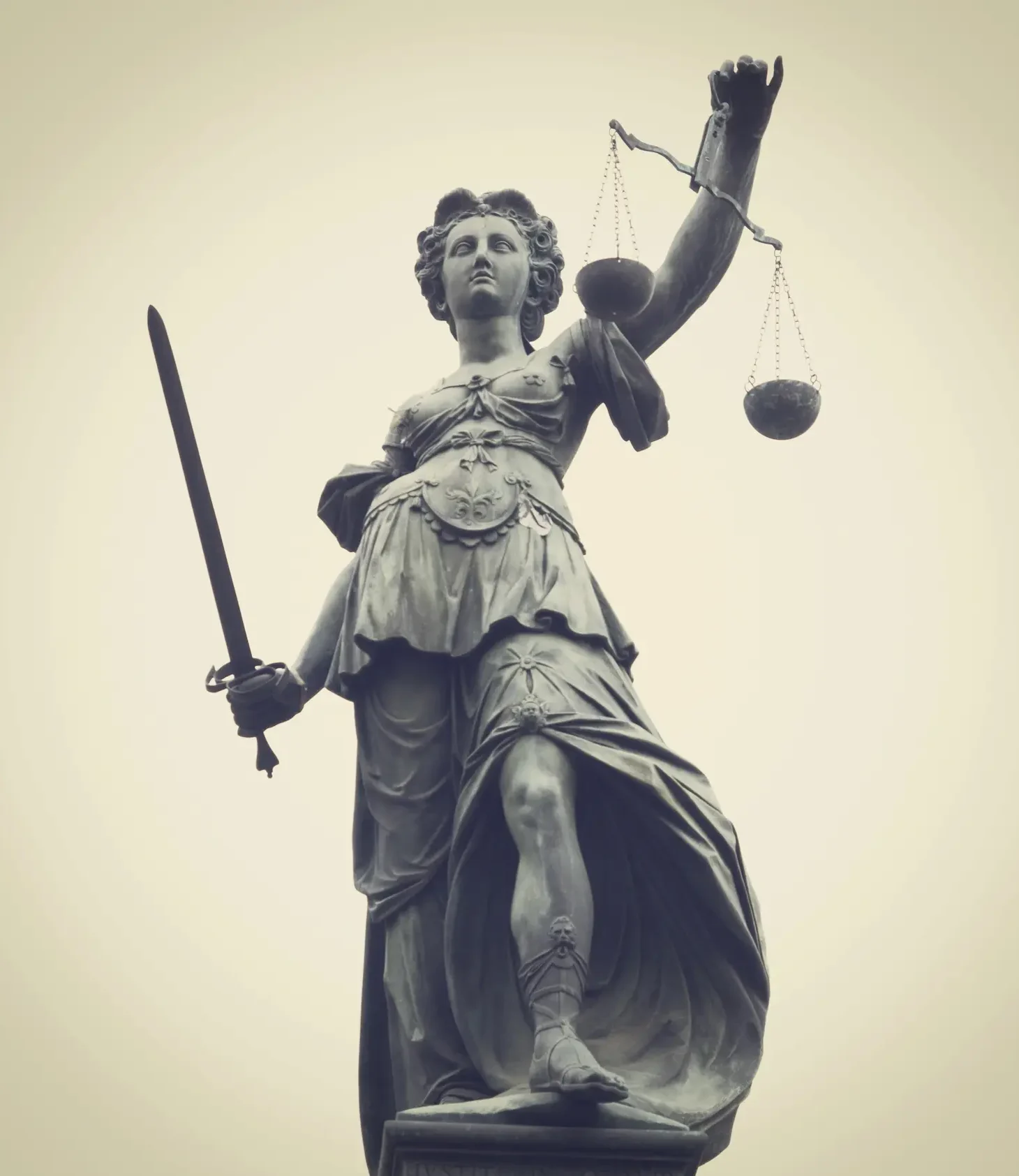 Lady Justice statue representing justice